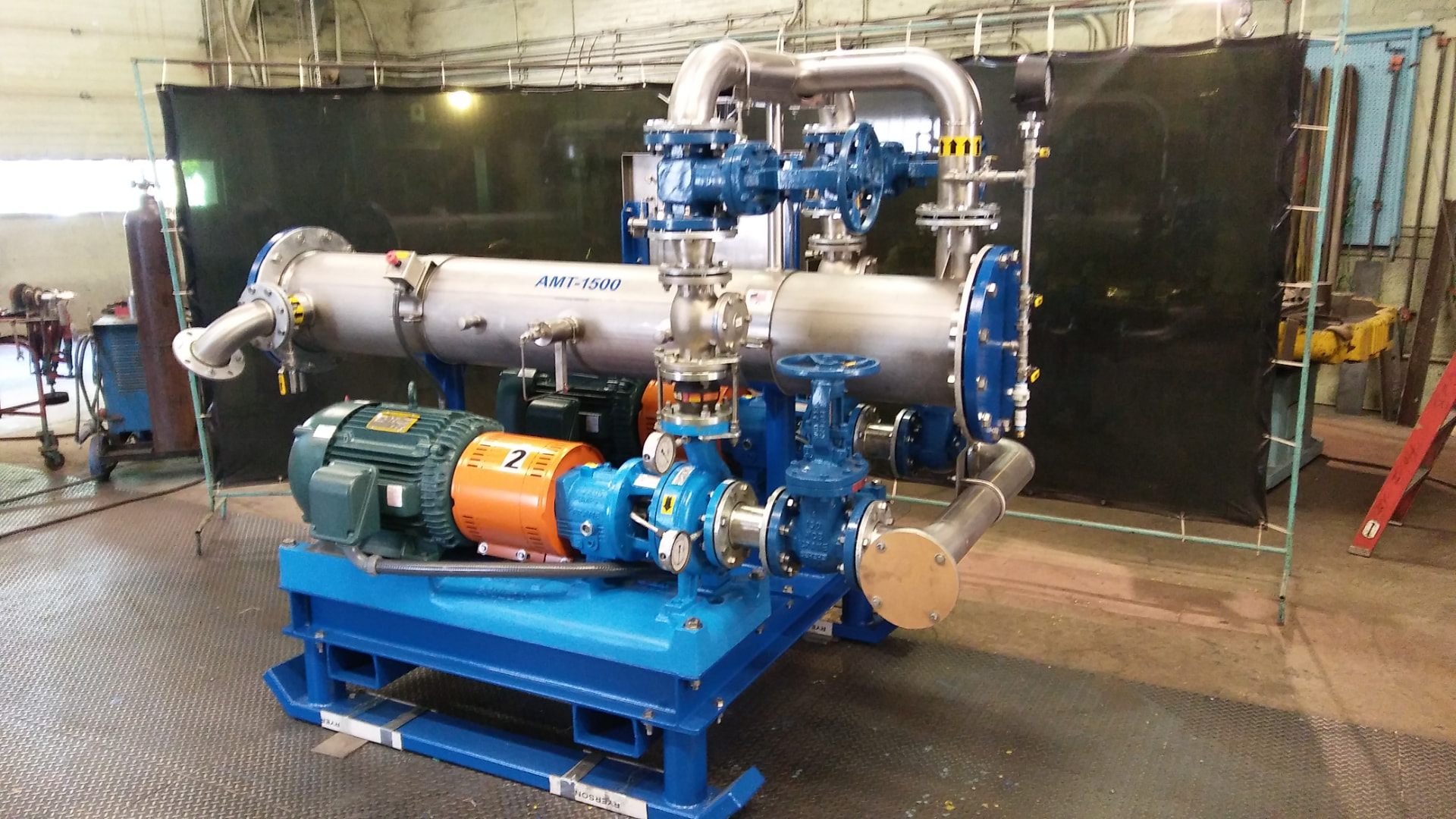 AMT-1500 Micro-Bubble Saturation Skid — 5–1,000 GPM